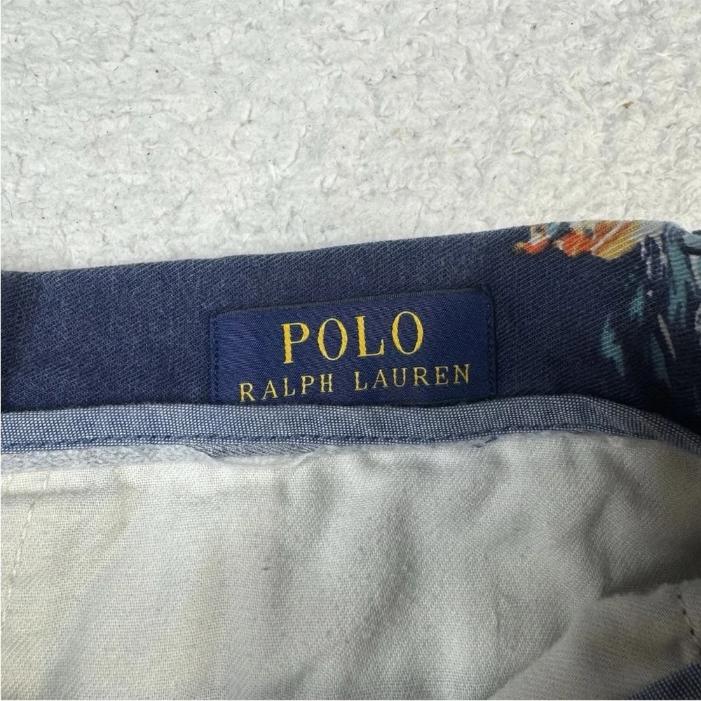 Polo Ralph Lauren Linen Blend Nautical‎ Shorts Blue Boats Size 29 Sailing